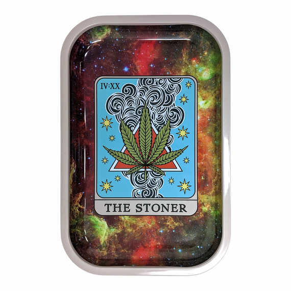 THE STONER TAROT CARD ROLLING TRAY 11x7"