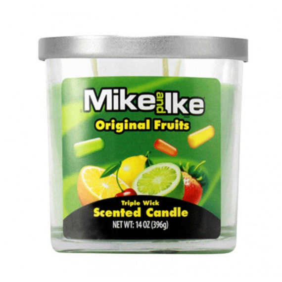 TRIPLE WICK SCENTED CANDLE 14oz - MIKE & IKE ORIGINAL