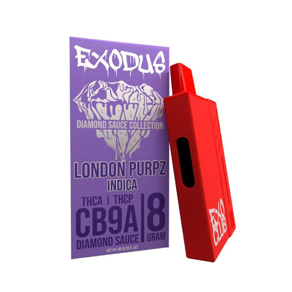 EXODUS DIAMOND SAUCE THC-A 8G DISPOSABLE - DISPLAY OF 6