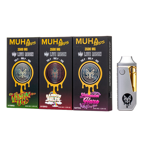 MUHA MEDS THCA 3.5G DISPOSABLE 5CT BOX