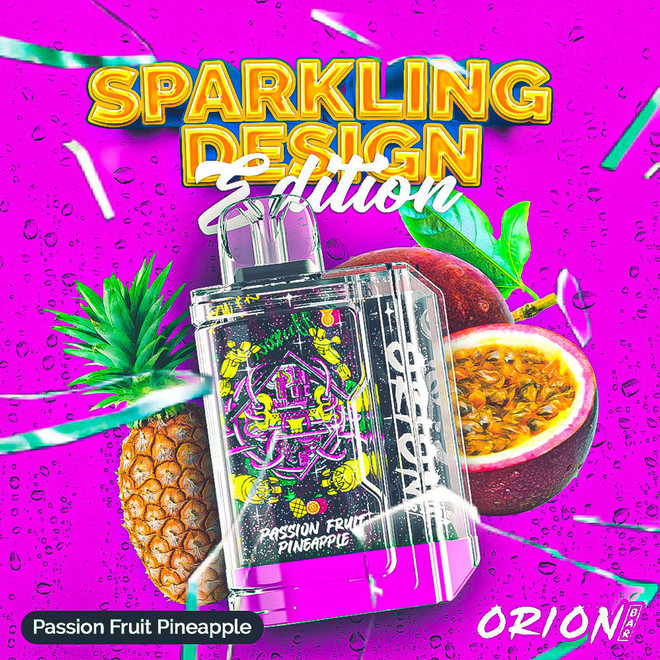 ORION BAR *SPARKLING EDITION* RECHARGEABLE DISPOSABLE 7500 PUFFS 18ML - 10CT
