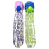 DUAL SLYME COLOR DOTTED CHILLUMS 3" - PACK OF 2 [HP107]