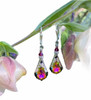 Antique Style Earrings Dangle Multicolor Jewelry for Women Gift Box