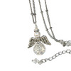 Pretty Angel Wings Moms Memorial Gift Necklace A Piece of my Heart is in Heaven