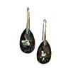 Jet Crystal Earrings for Women with Jewelry Gift Box