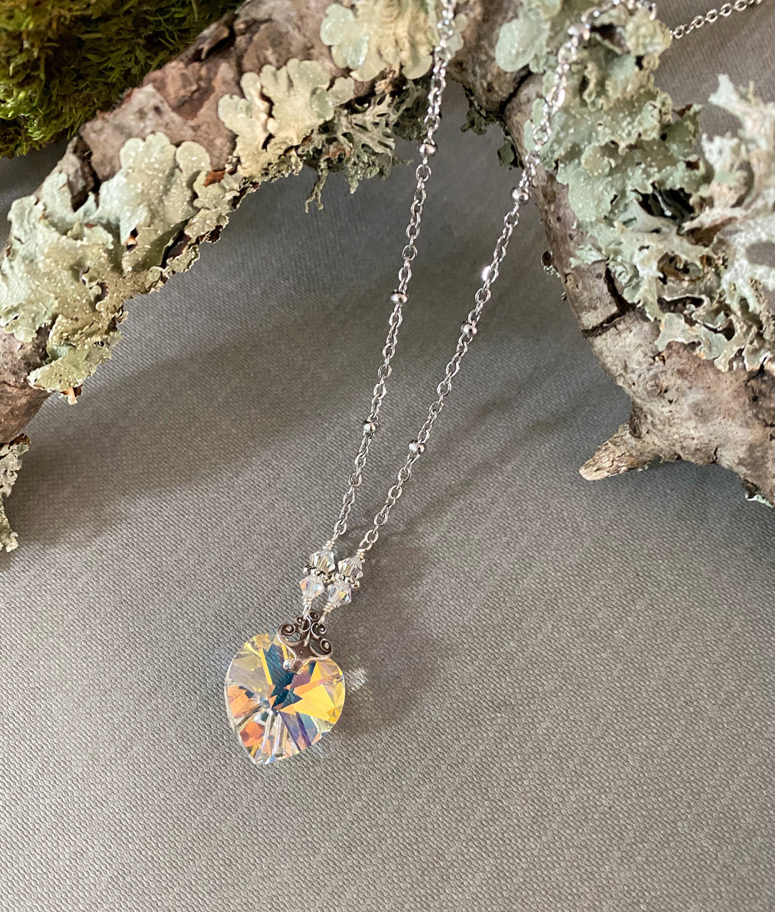 Crystal Heart Necklace