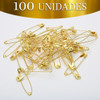 Alfinete De Segurança 04 Ouro - Com 50 Unidades - Mgx 3