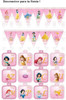 Kit Imprimible Princesas Editable 5