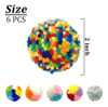 Andiker 6 Piezas De Juguetes De Bolas De Colores Surtidos Pa 1