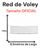 Red De Voley 9,5 Mts Reglamentaria Con Soga Voleibol Blanca 3