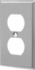 Capa Espelho Tomada Audio High End Duplex - Padrão Americano 1