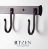 Rtzen 3 Ganchos Clásico Estante Decorativo De Hierro Forjado 3