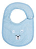 Babador Atoalhado Bordado Urso Azul Papi 0