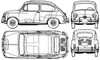 Kit Freno Para Fiat 600 4 Cilindros Y 4 Flexibles Cal Orig 2
