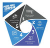 Accesorio De Baño Kit Set Juego Delta 5 Piezas 6