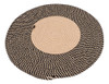 Tapete Circular De 80 Cm De Diâmetro Retrô, Juta Redonda, Re 4
