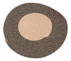 Tapete Circular De 80 Cm De Diâmetro Retrô, Juta Redonda, Re 5