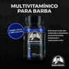 Kit Preenchedor Pincel E Multivitamínico Para Barba Robusta 4