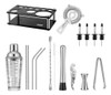 Sets De Coctelería Bartender 17 Pzs Cuori Vaso Vidrio 400 Ml 1