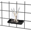 Idesign Jayce Metal Shelf Storage For Modular Grid System, O 0