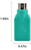 Adaptador Ps/2 A Usb Oxusbor Para Teclado Y Mouse 2-pack 3