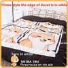 Juego De Edredón De Anime Tomori Shiba Inu, Juego De Cama De 3