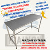 Bancada Mesa 100x50 Aço Inox Multiuso Sem Prateleira 2