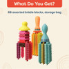 B Bristle Block Stackadoos Building Bloques De Juguete Para 4
