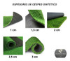 Césped Sintético Pasto Artificial 3cm Decoración Patio Jardi 5