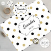 Kit Imprimible Glitter Dorado Blanco Negro Candy Bar Tukit 4