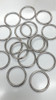 Argollas Metal Niqueladas 5,4cm Super Resistente X 12 Unidad 2