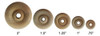 Ruedas De Madera – Paquete De 100 Con Clavijas De Eje. 3 Ruedas De Madera – Paquete De 100 Con Clavijas De Eje. 3