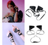 Y2k Fingerless Gloves With Adjustable Strap Lady 2