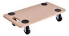 440 Libras Plataforma Dolly Rectángulo Madera Utilidad Carro 0