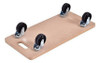 440 Libras Plataforma Dolly Rectángulo Madera Utilidad Carro 5