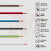 Cable Unipolar 2,5mm Celeste Metro Ca 5 Kalop Electro Medina 2