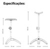 Suporte Tripé Dompel Fix Apoio Pernas Pedicure C/ Regulagem 3