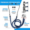 Estuche Para Estetoscopio Multiples Compartimentos, Azul 6