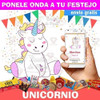 Kit Imprimible Unicornio Editable 1