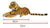 Tigre De Peluche Mediano 45cm Tigre De Bengala P3132 2