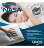 Kit 2 Travesseiro Nasa Viscoelástico Original Altura 10cm 2