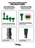Hldm Cemetery Vase Rubber Inserts, Cemetery Flowers Holder P 4