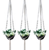 02 Macrame Hanger Plant Suporte Decorativo Longo 150 Cm 3