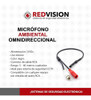 Micrófono Ambiental Espía Oculto Dvr Cctv Fuente Cable Rca 1