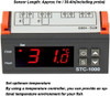 Termostato Digital Stc-1000 Controlador Temperatura 110/220v 4
