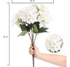 Louiesya Flores Artificiales Flores De Hortensias De Seda Co 1