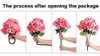 Louiesya Flores Artificiales Flores De Hortensias De Seda Co 3