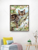 Kit De Pintura Por Diamantes 5d Gato Durmiendo 1