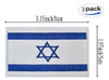 Javd (3 Pacotes) Patch De País (israel) Patch De Bandeira De 2