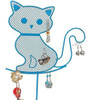 Organizador De Joyas Bucasi Cute Cat - Soporte De Joyas Con 3